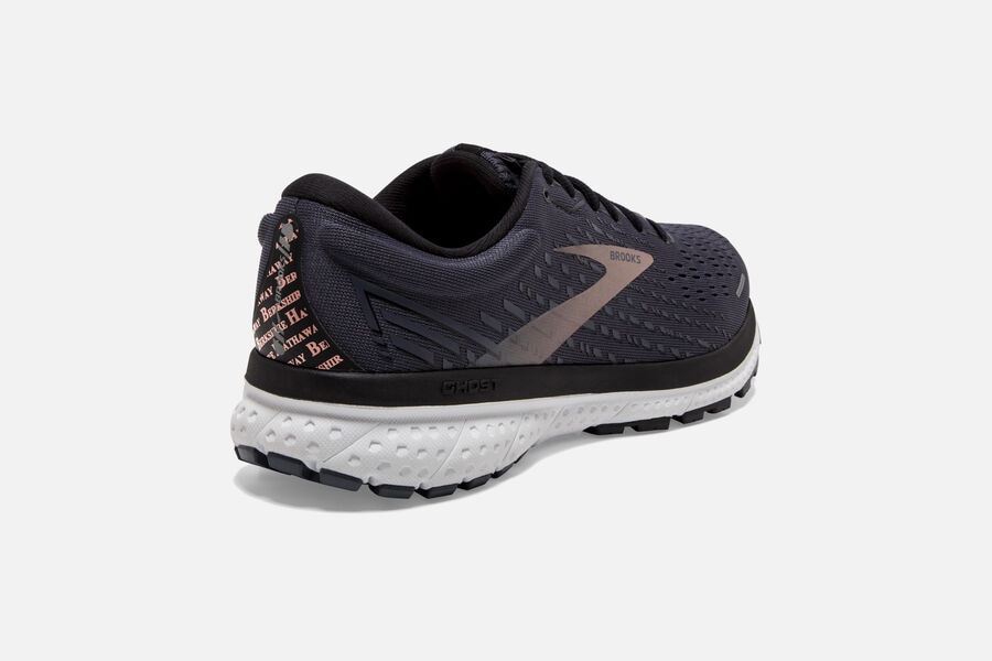 Brooks Running Shoes Womens Black/Pink - Ghost 13 Road - 6243-OGNEL